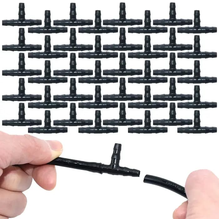 SPRYCLE-Joint de connecteur d'irrigation goutte-à-goutte en T, outils d'arrosage de jardin, tuyau de