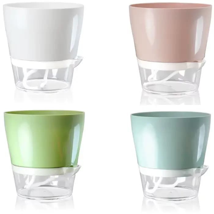 Pot de Fleur Paresseux avec Trou de Proximité pour Plantes d'Nik