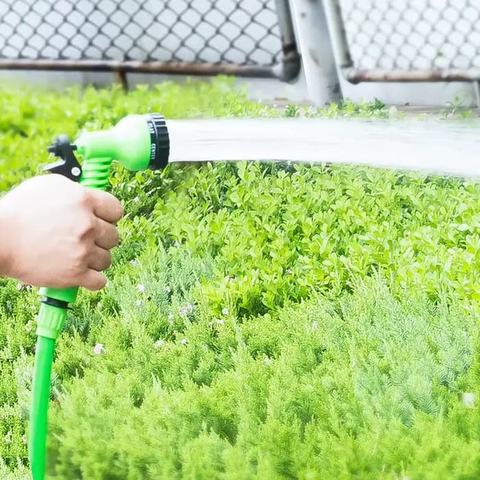 Tuyau d'arrosage Flexible et extensible, tuyau en plastique ue avec pistolet de pulvérisation, tuyau