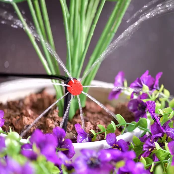 20/50 pièces jardin Micro arroseurs 360 degrés buse rotative Mini pulvérisation 4/7mm tuyau pour fle