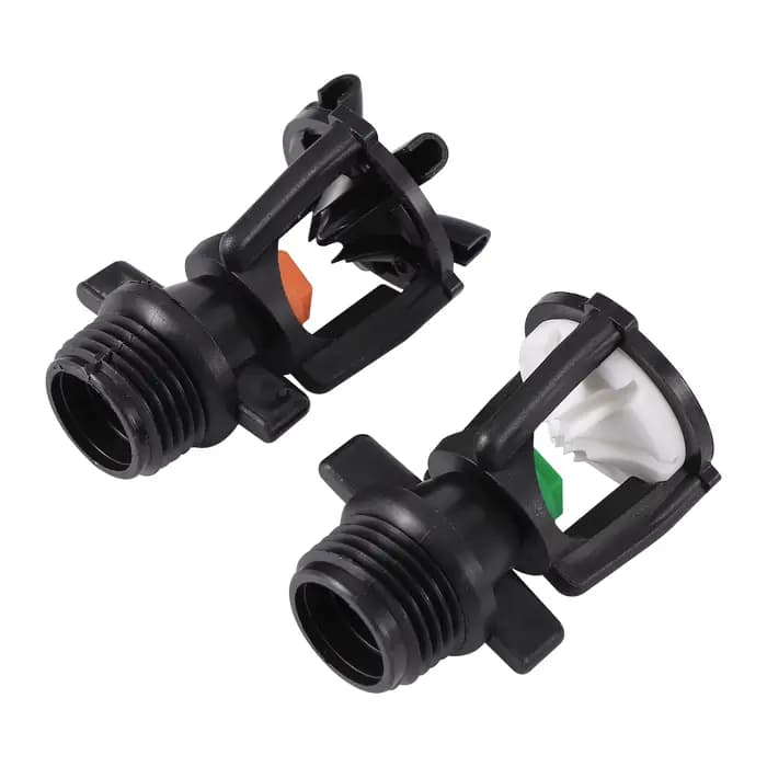 Arroseurs rotatifs à filetage mâle 1/2 ", arroseur d'eau d'irrigation pour pelouse 360 ° Système d