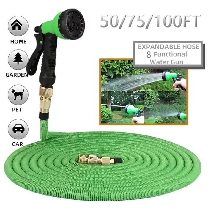 Tuyau d'eau de jardin extensible