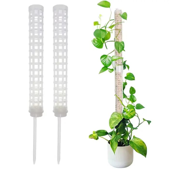 Cadre d'escalade pour plantes d'intérieur, anciers de support en treillis, poteau en plastique pour