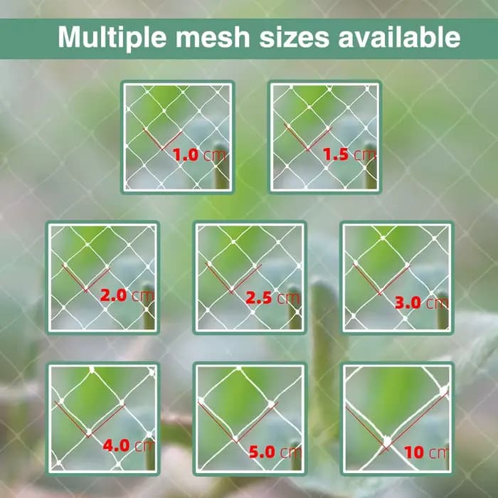 Filet Anti-oiseaux 3x1-20M, barrière antiparasitaire extérieure pour jardin, filet de Protection en