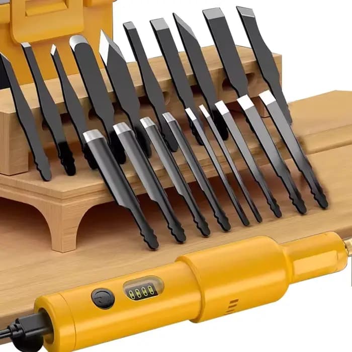 Ensemble d'outils de sculpture électrique portatif pour meubles