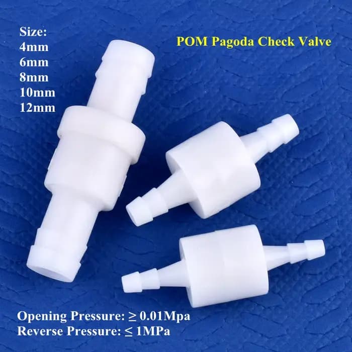 Valve anti-retour POM 4 ~ 12mm, 1 ~ 100 pièces, Valve à sens unique pour tuyau d'arrosage et d'irrig