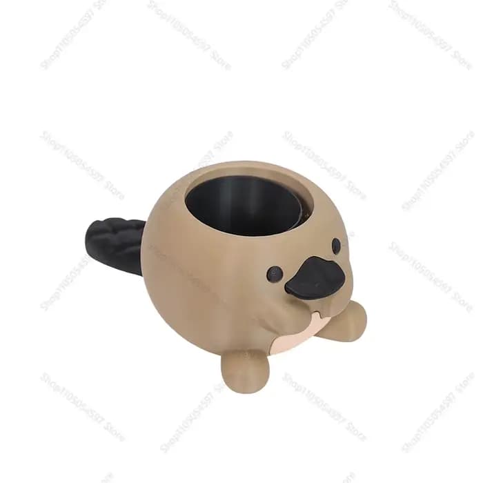 Adorable pot à plantes en forme d'oiseau-de-douceur imprimé en 3D, pot à succulentes, décoration de bureau Kawaii, décoration de chambre esthétique, cadeau pour les propriétaires de plantes
