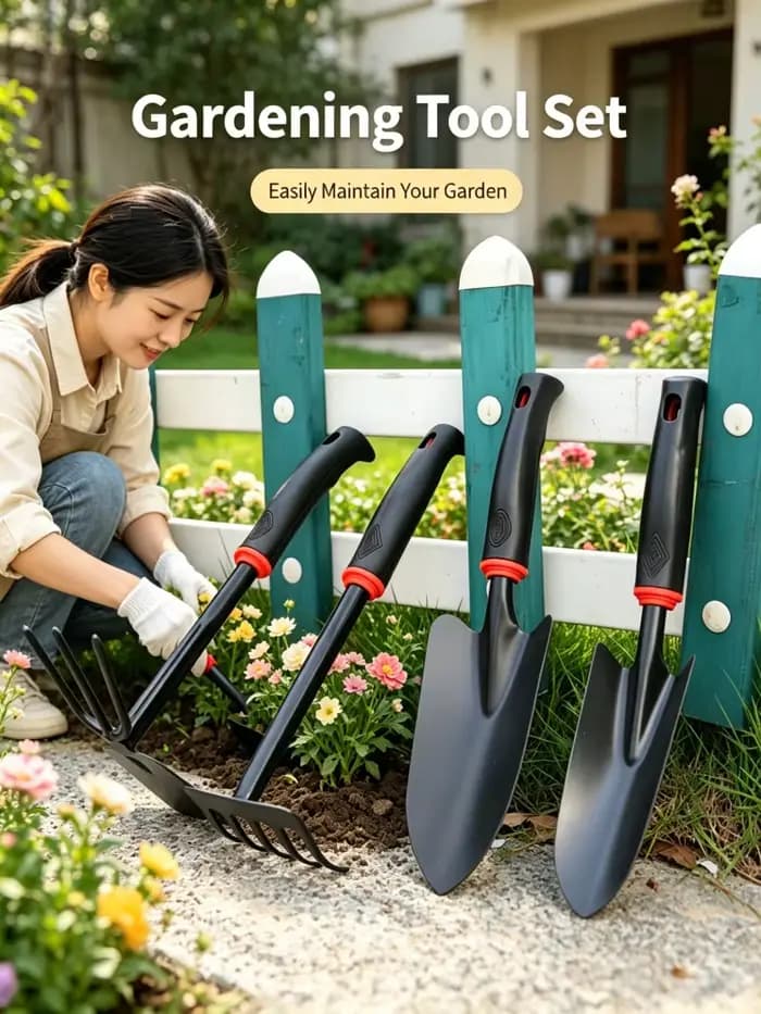 Ensemble d'outils de jardinage 5-en-1