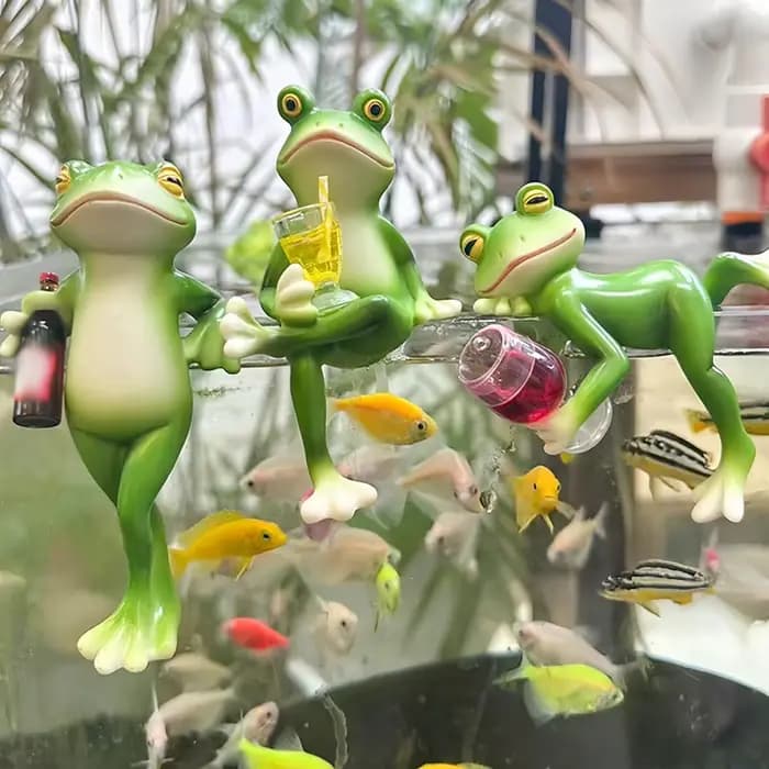 Nouveau pot de fleurs créatif et amusant en forme de grenouille