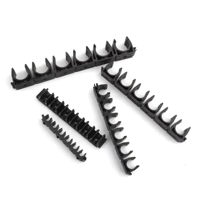 Collier de serrage en plastique 4 6 8 10 12mm, Support de tuyau d'eau, système d'irrigation de jardi