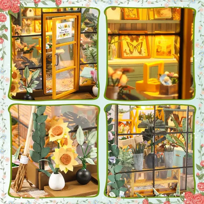 Kit de maison de jardin Miniature