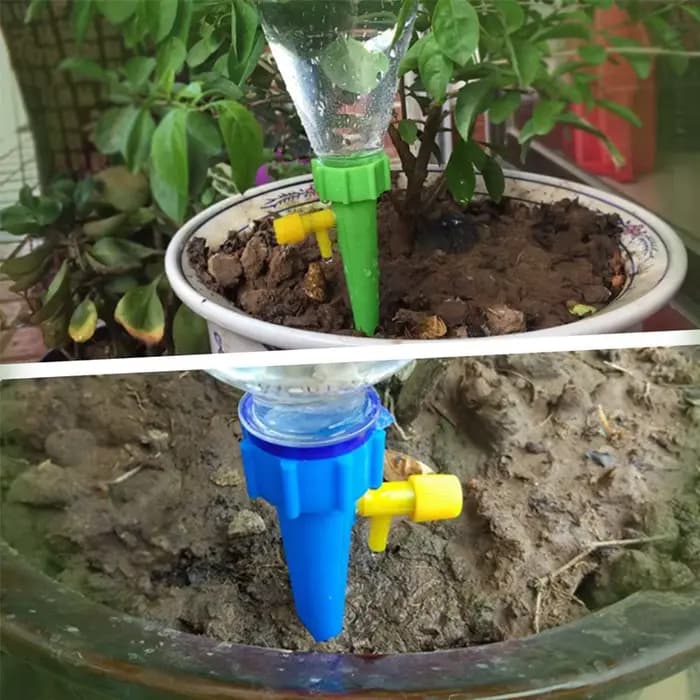 Système d'irrigation goutte-à-goutte automatique, pointe d'arrosage automatique pour plantes à fleur