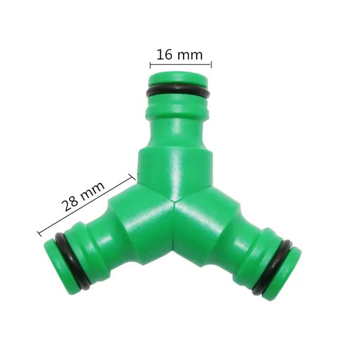Distributeur d'eau de jardin à 2 voies, raccord femelle 1/2" 3/4", type Y pour tuyau d'arrosage, van