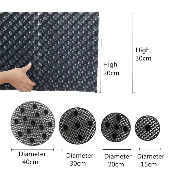 1 ensemble de soucoupes durables et rapides à installer pour pots de plantes