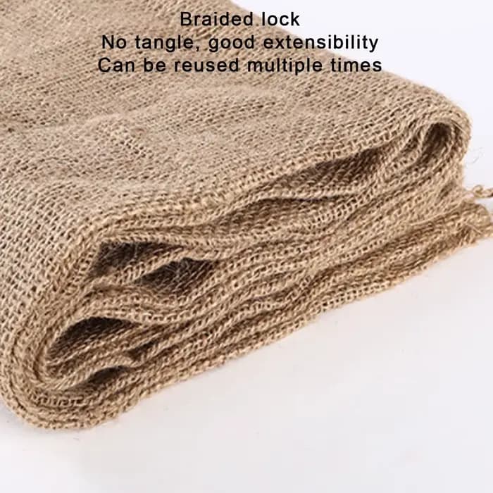 Sacs réutilisables en toile de jute pour le jardinage, la plantation, le stockage des aliments, les