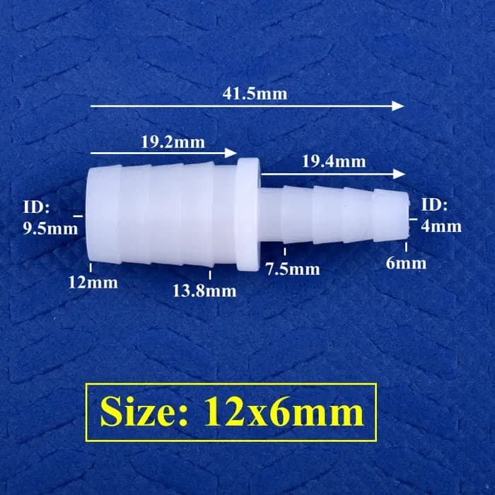 5 ~ 200 pièces 4 ~ 12mm à 2.4 ~ 9mm PE plastique pagode réduisant connecteur Direct Aquarium réservoir pompe à Air adapt