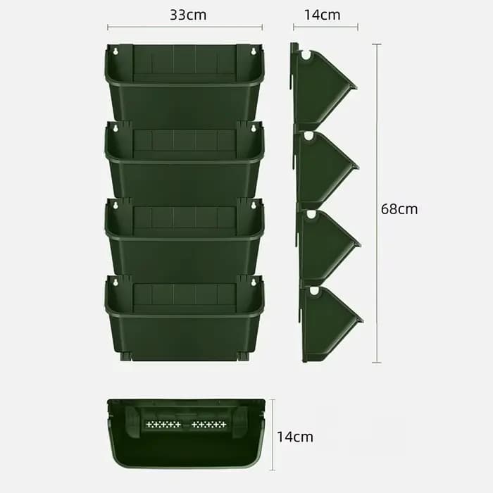 Pots de fleurs externes pour balcon