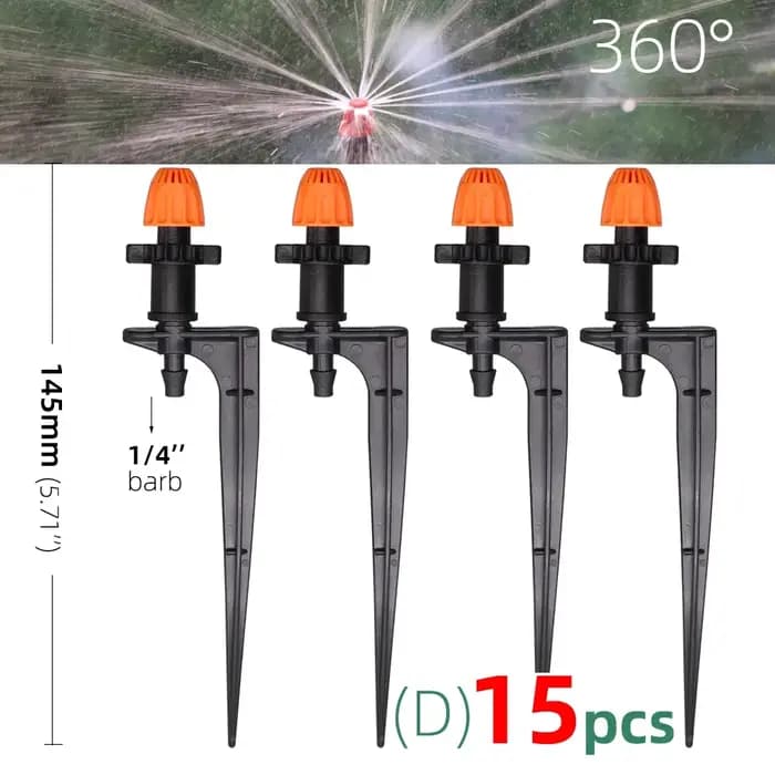 Buse d'arrosage de jardin avec support de 15cm