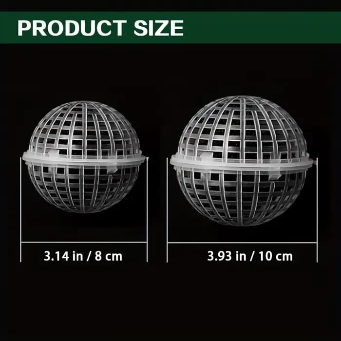 Boules de jardinières suspendues en plastique modernes