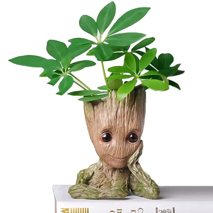 Populaire Groot Pot de fleur plantes bassin maison bureau décoration Figurines à la main Miniature modèle Figurine arbre homme ornement