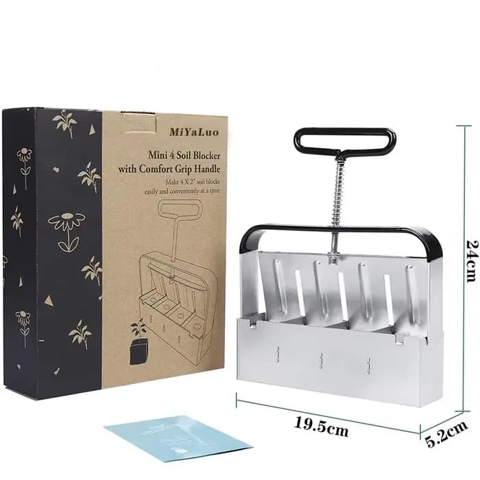 Bloqueur de sol portatif pour semis, fabricant de blocs de sol de 2 pouces, Durable et écologique po
