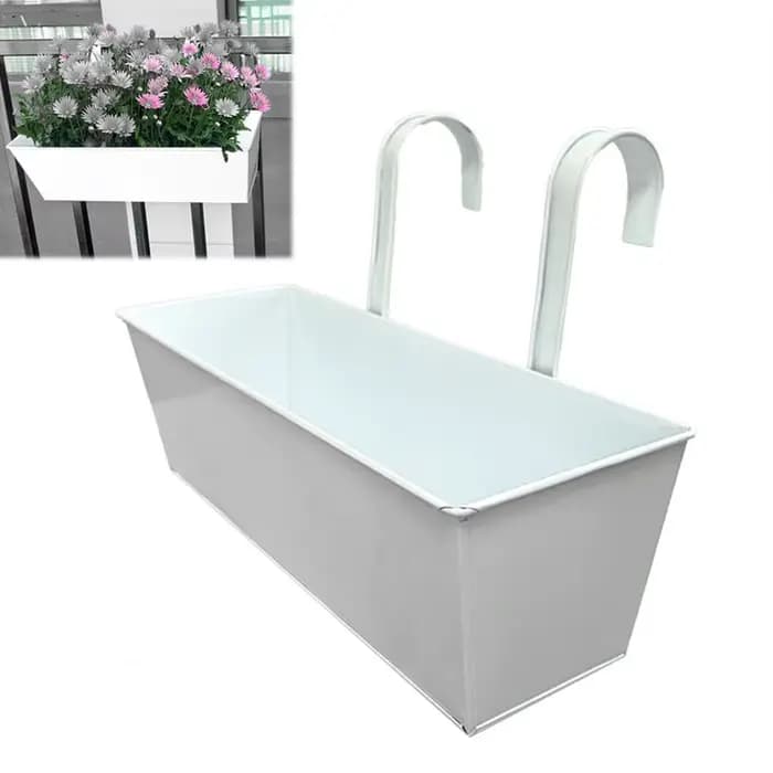 Pot de Fleur Rectangulaire avec Trous de Proximité