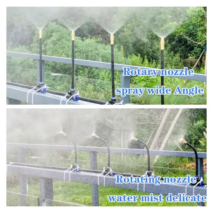 Kit d'arrosage d'irrigation automatique universel 5-20M, buse rotative en cuivre, Kits d'arrosage pa