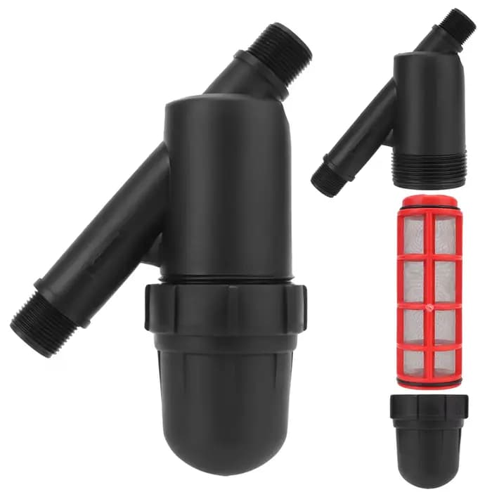 Outils de fontaine d'irrigation goutte à goutte, filtre d'arrosage de jardin, filet en acier inoxyda