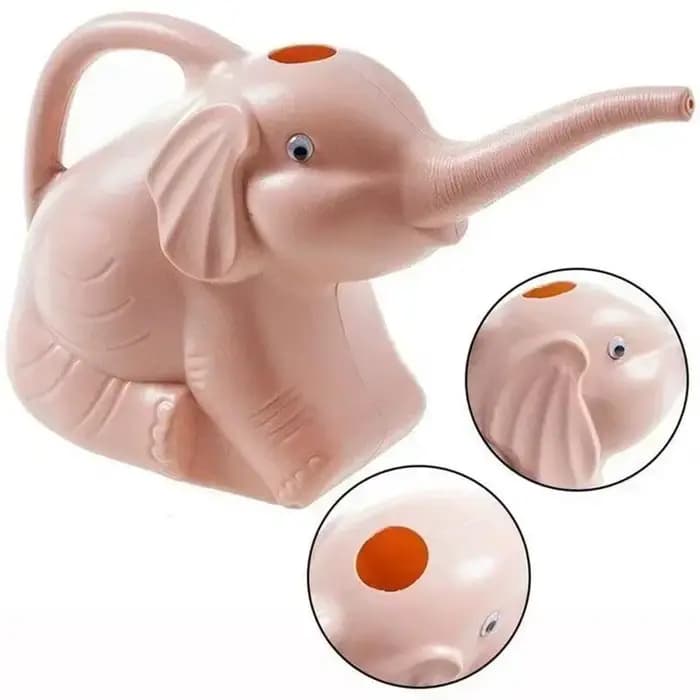 Arrosoir en plastique mignon en forme d'éléphant pour plantes