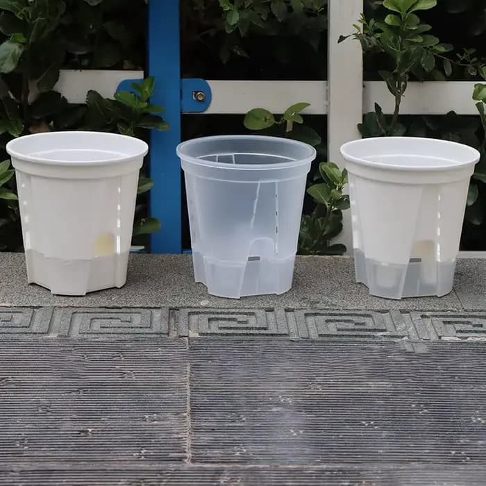 Pot d'orchidée transparent avec trous, contrôle des racines, pots de pépinière transparents, plastiq