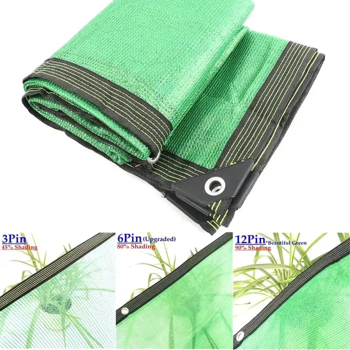 Filet pare-soleil vert Anti UV HDPE 3 ~ 12 broches, auvent de gazébo extérieur, maille d'ombrage, se