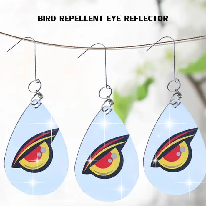 Répulsif anti-insectes réfléchissant pour oiseaux, oeil de hibou, dissuasifs réfléchissants pour eff