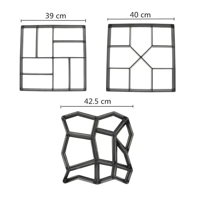 Moule de chaussée pour promenade de jardin, bricolage, pavage manuel, brique de ciment, pierre de ro