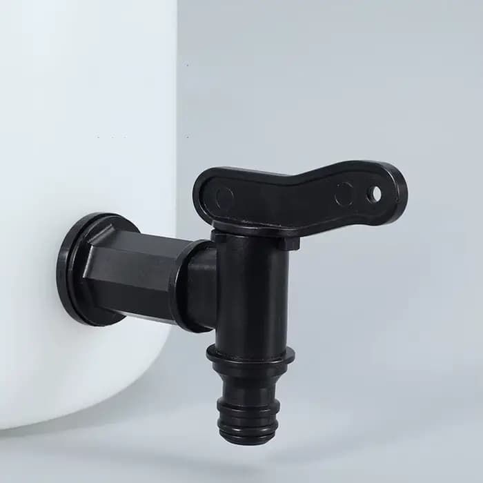 Adaptateur de robinet bout à bout en plastique durable, baril d'eau de jardin, robinet à bec précieu