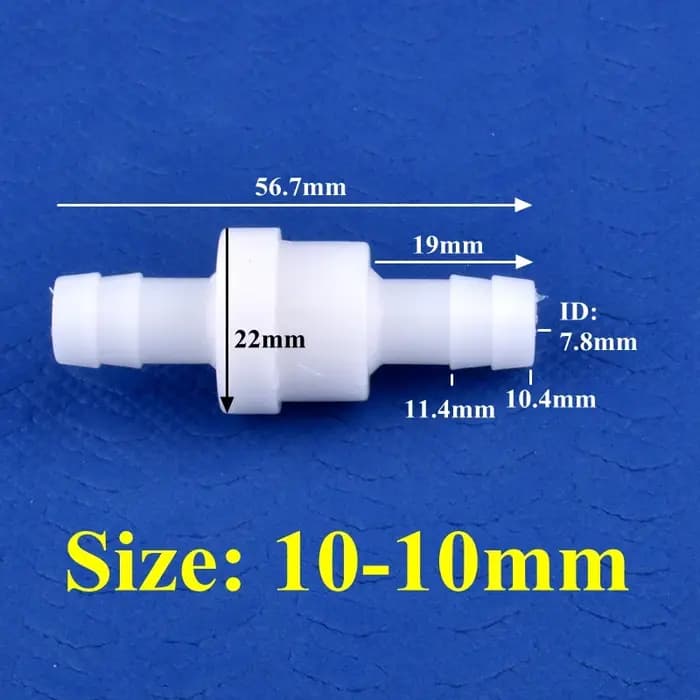Valve anti-retour POM 4 ~ 12mm
