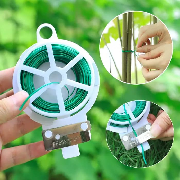 20/30/50/100M jardinage plante torsion ligne de liaison Flexible bricolage fil de reliure plante gri