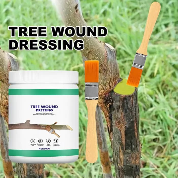 Pommade protectrice naturelle pour plaies d'arbres 100g – Pâte réparatrice pour écorces endommagées,