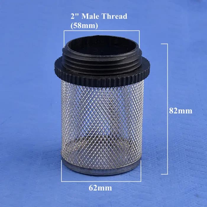 Filtre de pompe à eau en acier inoxydable