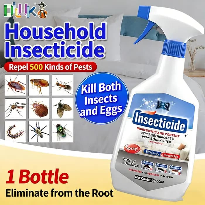 Insecticide anti-cafards, insecticide spécifique aux lits, spray répulsif anti-insectes haute effica