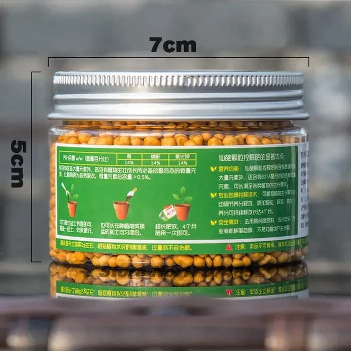 Engrais à libération contrôlée 130g pour plantes succulentes, fleurs domestiques et toutes les plant
