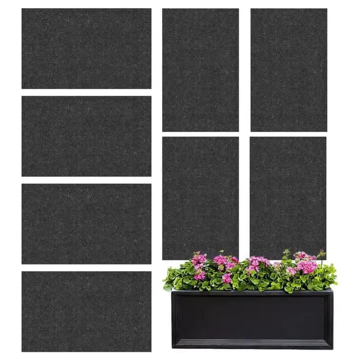 Tapis capillaire d'arrosage réutilisable, automatique, pour plantes, doublure de panier respirante p