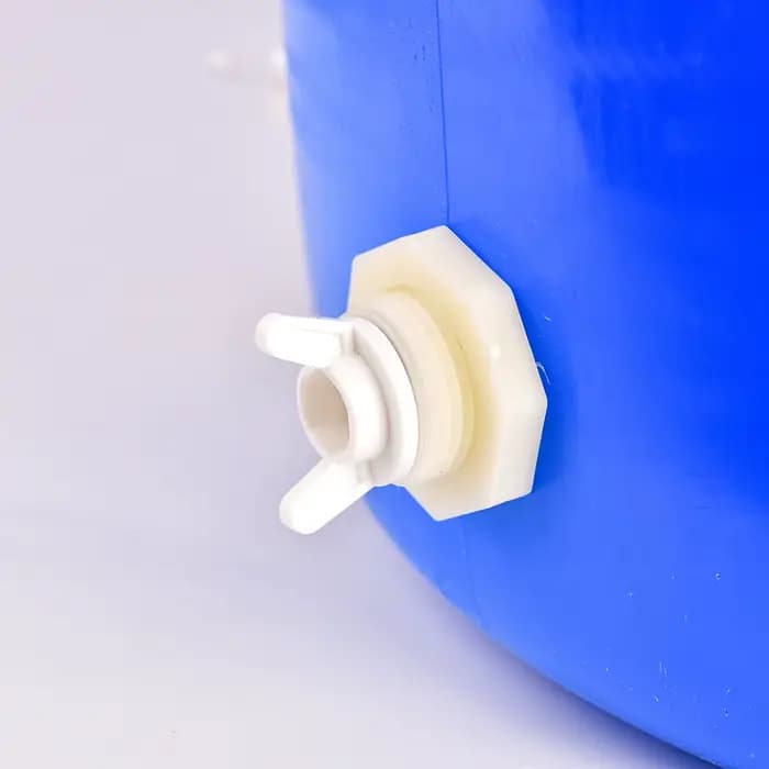 Connecteur de réservoir d'eau de cloison en PVC, 1/2 3/4 1 pouce, avec bouchons, raccord de tuyau tr