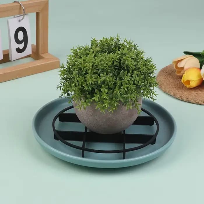 Plateau de Pot de fleur Anti-rupture, 10 pièces, 12-25cm, support de soucoupe en plastique, plante g