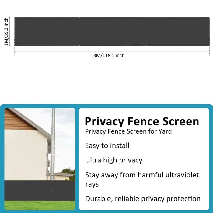 Filet de clôture de confidentialité pour balcon, couverture d'ombrage en maille respirante pour abri
