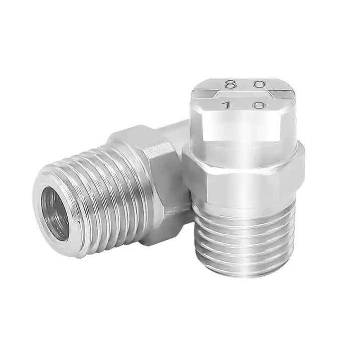 1 pièces 1/8 "1/4: buse de ventilateur plat HVV H-U, buse de Jet de vis, pulvérisateur industriel, J