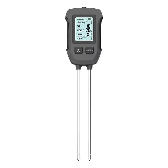 Testeur de sol LCD 5 en 1 avec rétroéclairage : pH
