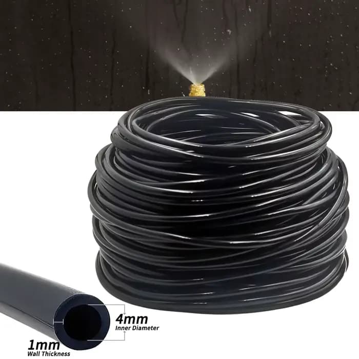 Système de refroidissement par brumisation extérieure, 5M-30M, arrosage de jardin, buses d'atomiseur