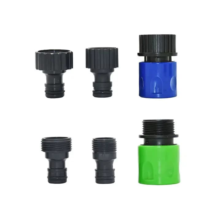 Connecteur d'Eau de Jardin à Filetage Mâle et Femelle de 1/2 et 3/4 Pouces, Accessoire pour Pompe Pr