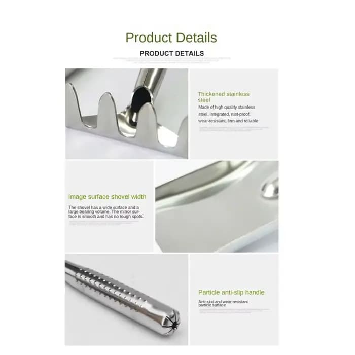 Spatule de jardinage en acier inoxydable pour bonsaï