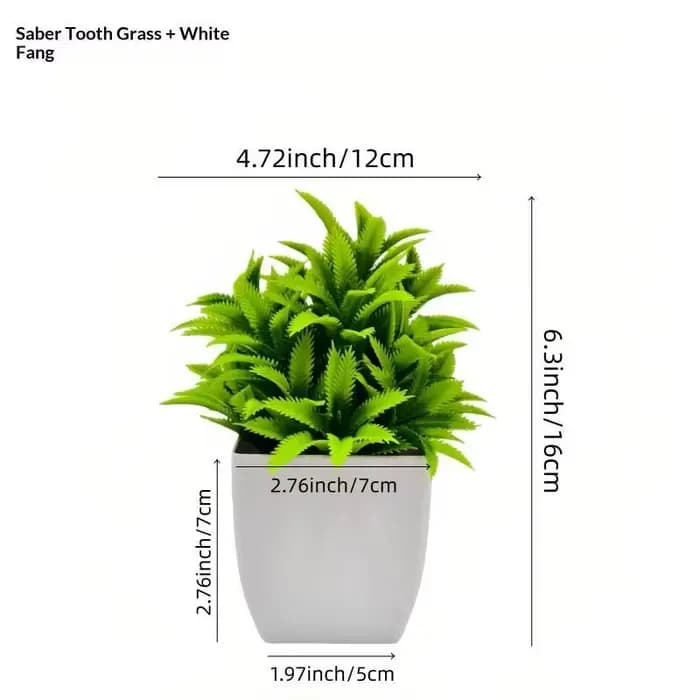 Plantes artificielles en pot avec feuillage réaliste et sans entretien, parfaites pour la décoration